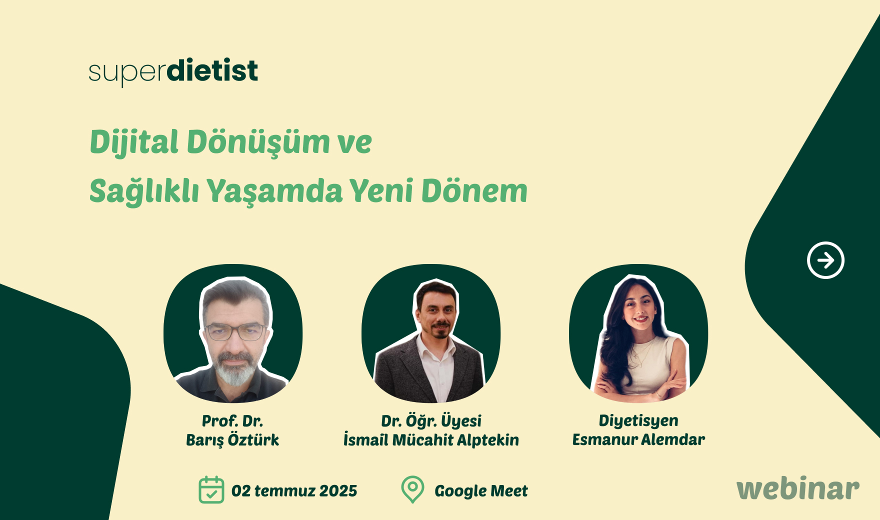 Dijital Dönüşüm ve Sağlıklı Yaşamda Yeni Dönem | Online Webinar